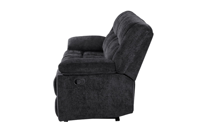 U6000 - Reclining Sofa - Black