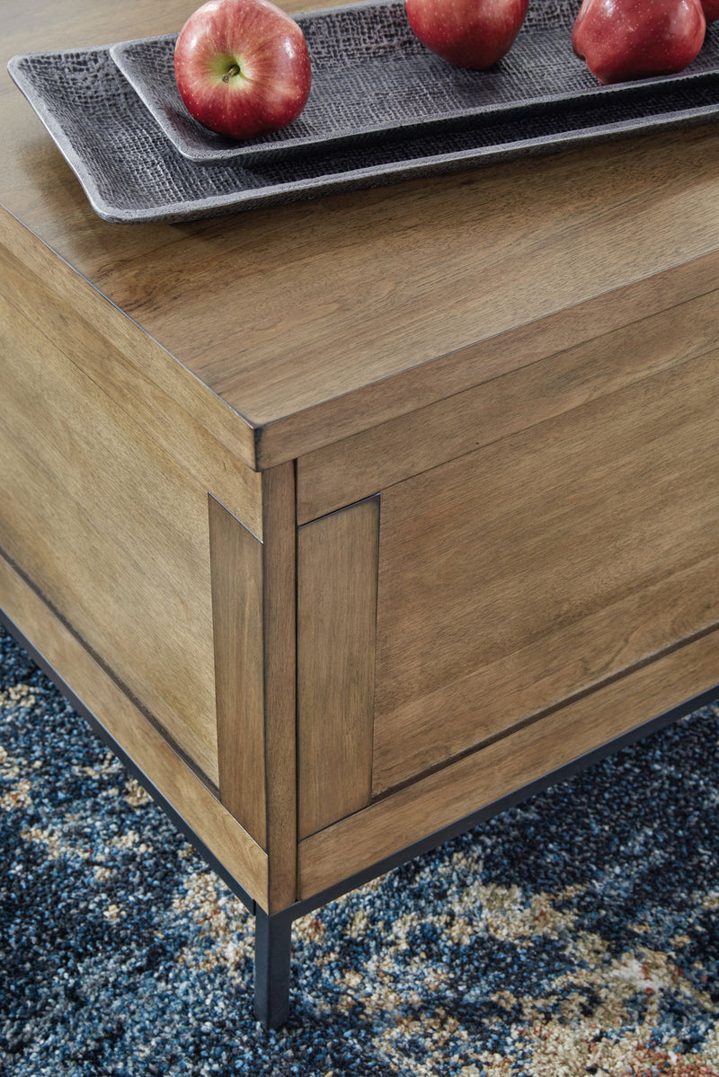 Torlanta - Lift Top Cocktail Table - Brown