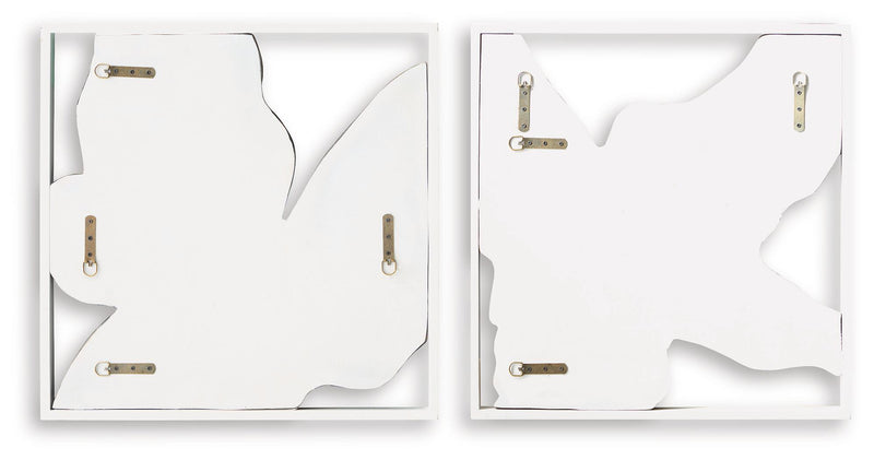 Landley - Wall Decor Set (Set of 2) - Brown / White