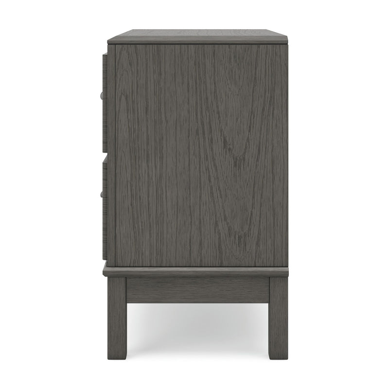 Mazing - Two Drawer Night Stand - Gray - Furniture Source (IA) 