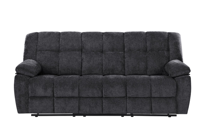 U6000 - Reclining Sofa / Console Reclining Loveseat - Black