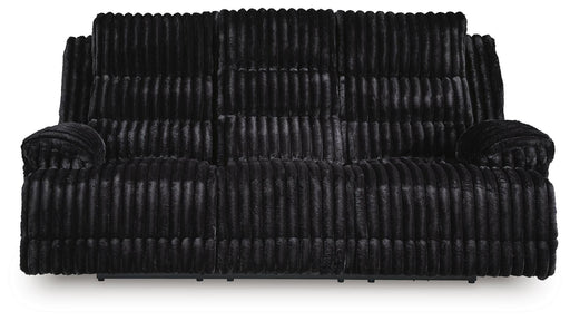 Rhine Falls Power Reclining Sofa with Drop Down Table - Furniture Source (IA) 