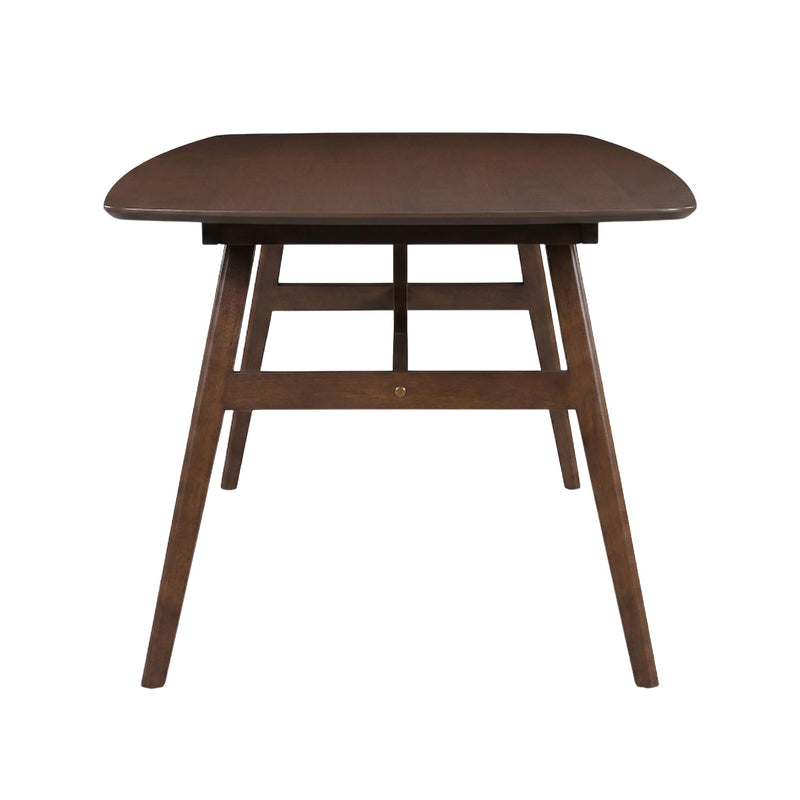 Miller - 78" Complete Dining Table - Dark Brown