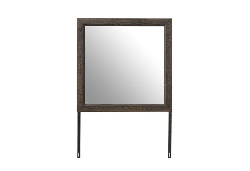 Harmony - 5 Piece Full Bedroom Set (Bed, Dresser & Mirror, Nightstand, Chest) - Dark Brown