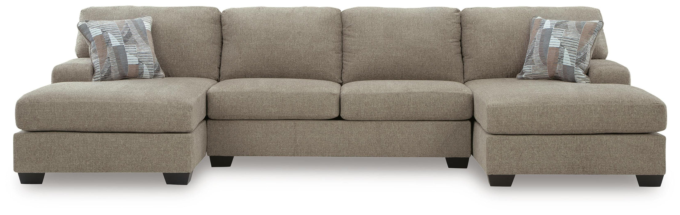 Newellen Sectional with Double Chaise - Furniture Source (IA) 