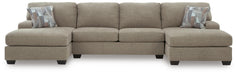 Newellen Sectional with Double Chaise - Furniture Source (IA) 