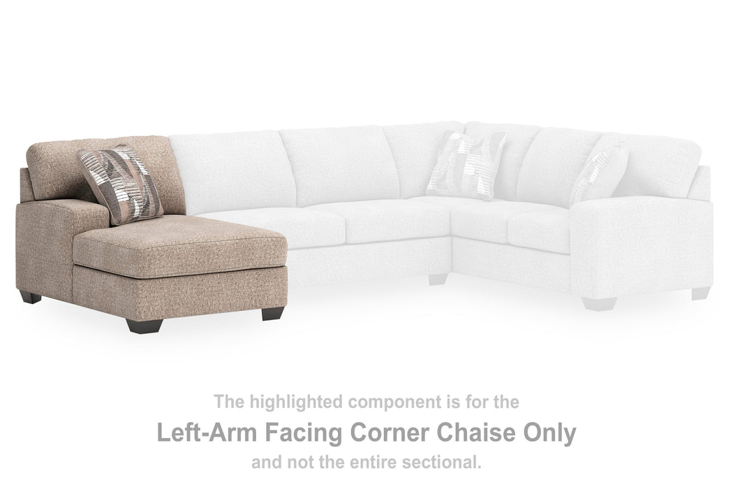 Newellen Sectional with Double Chaise - Furniture Source (IA) 
