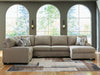 Newellen Sectional with Chaise - Furniture Source (IA) 