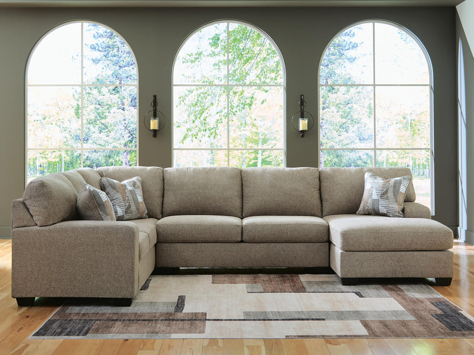 Newellen Sectional with Chaise - Furniture Source (IA) 