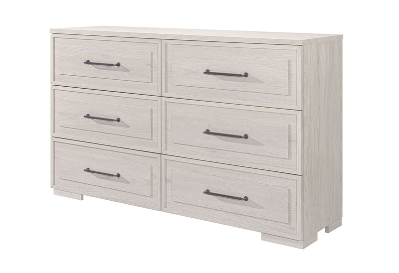Sadie / Clara - 5 Piece Queen Bedroom Set (Bed, Dresser & Mirror, Nightstand, Chest) - Beige