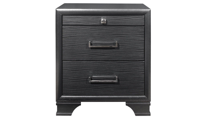 Jordyn - 5 Piece King Bedroom Set - Gray