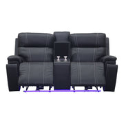 Hartley - Reclining Console Loveseat - Furniture Source (IA) 