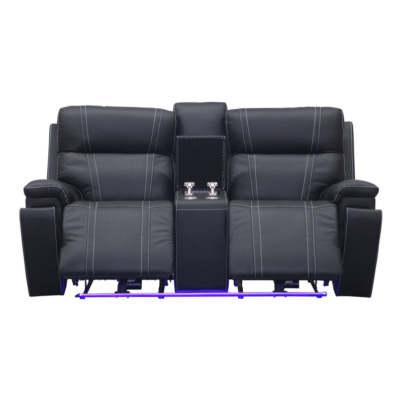 Hartley - Reclining Console Loveseat - Furniture Source (IA) 