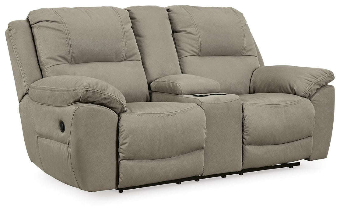 Next-Gen Gaucho Reclining Loveseat with Console - Furniture Source (IA) 