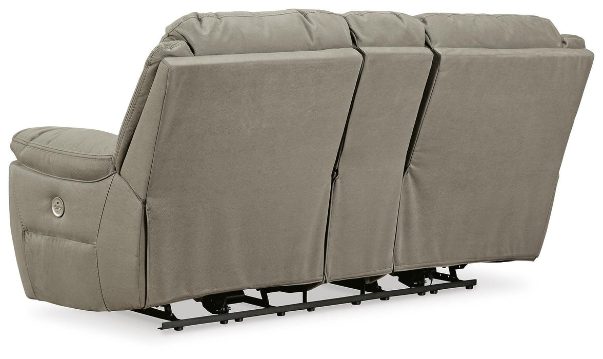 Next-Gen Gaucho Power Reclining Loveseat with Console - Furniture Source (IA) 