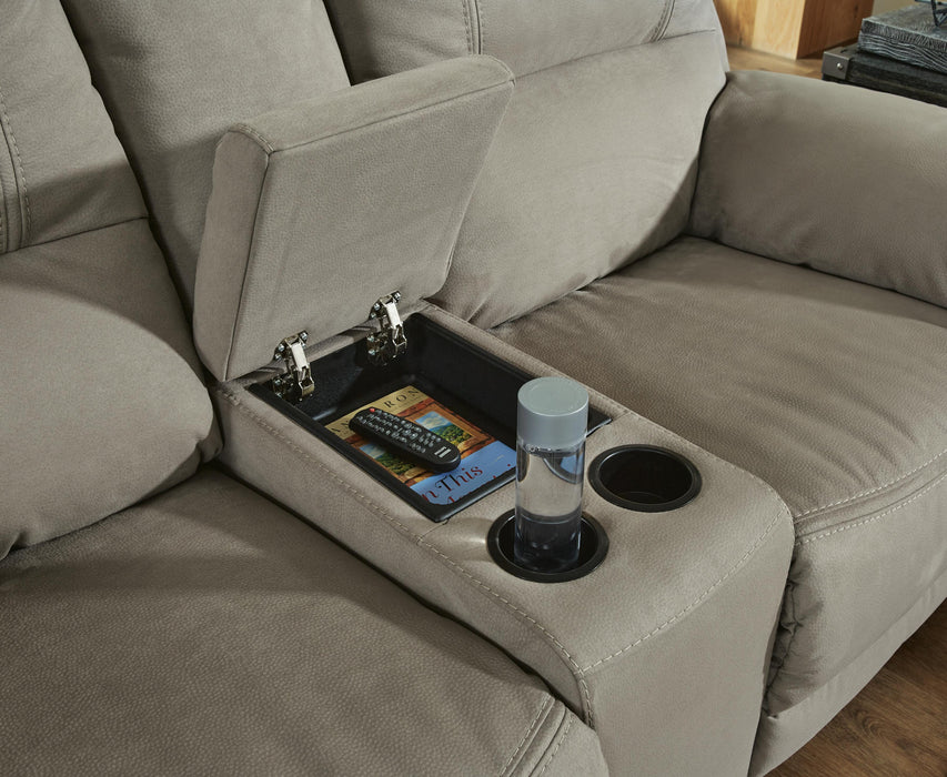 Next-Gen Gaucho Reclining Loveseat with Console - Furniture Source (IA) 