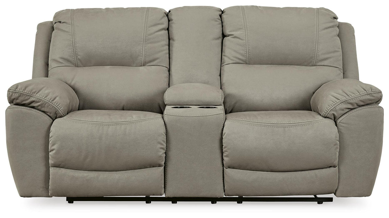 Next-Gen Gaucho Reclining Loveseat with Console - Furniture Source (IA) 