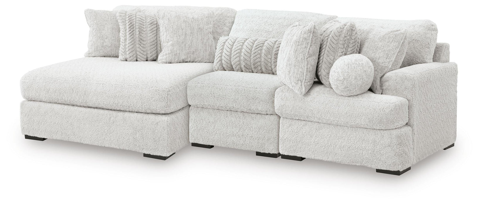 Cuddle Plush Sectional with Chaise - Furniture Source (IA) 