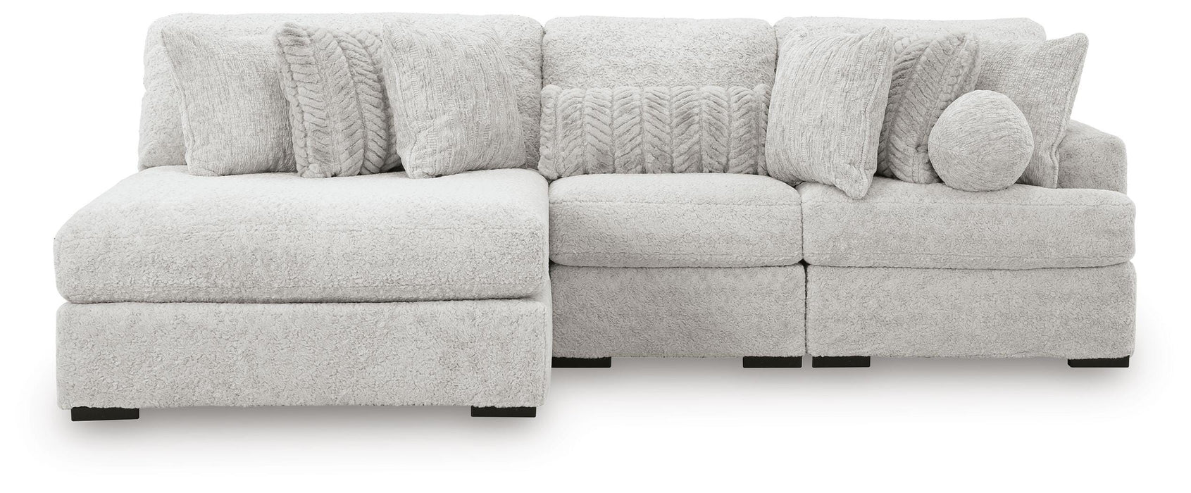 Cuddle Plush Sectional with Chaise - Furniture Source (IA) 