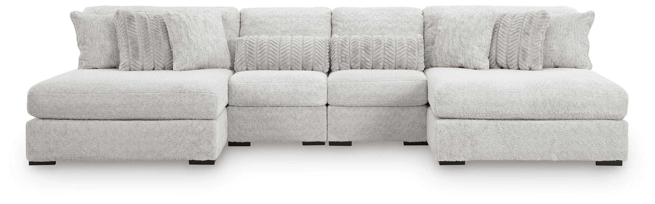 Cuddle Plush Sectional with Chaise - Furniture Source (IA) 