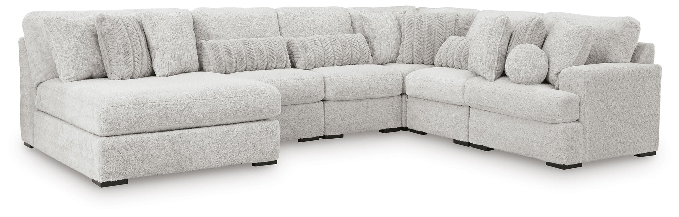 Cuddle Plush Sectional with Chaise - Furniture Source (IA) 