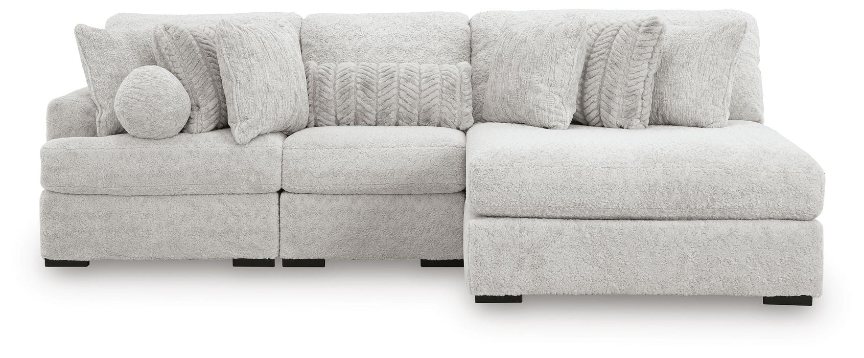 Cuddle Plush Sectional with Chaise - Furniture Source (IA) 