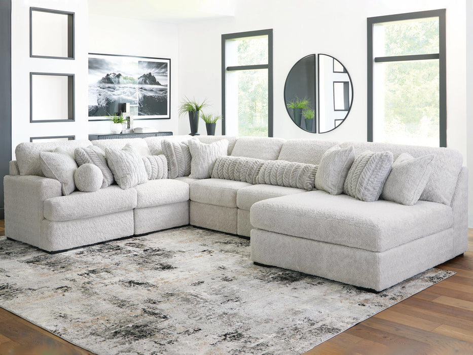 Cuddle Plush Sectional with Chaise - Furniture Source (IA) 