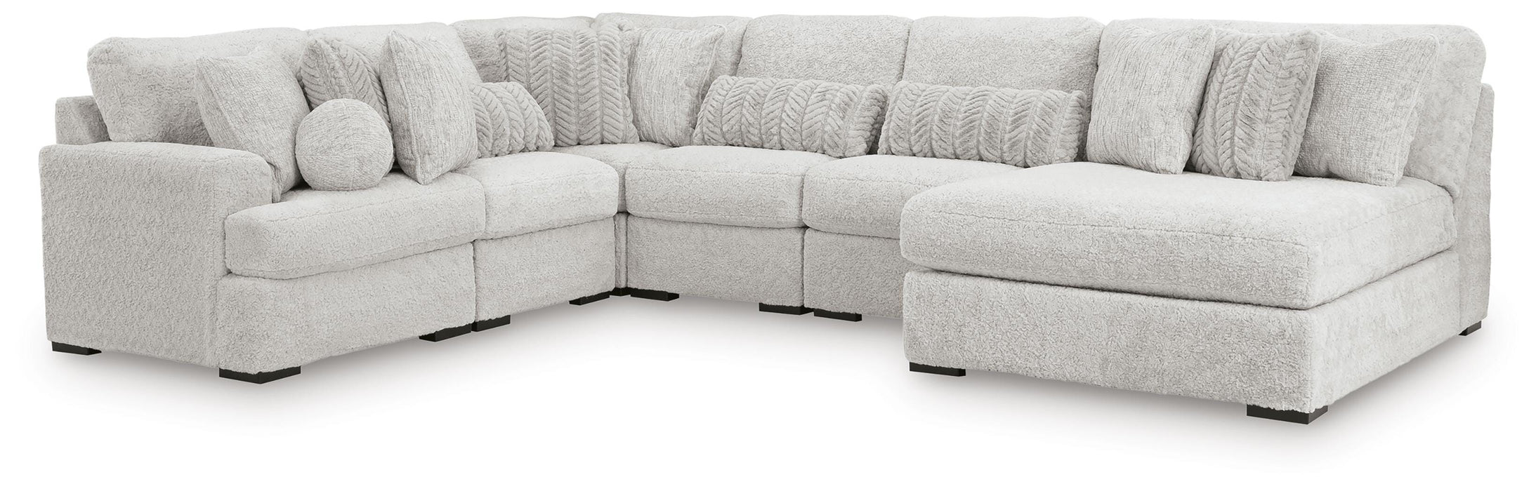 Cuddle Plush Sectional with Chaise - Furniture Source (IA) 