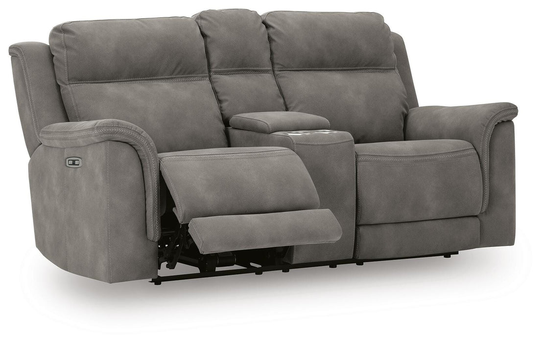 Next-Gen DuraPella Power Reclining Loveseat with Console - Furniture Source (IA) 