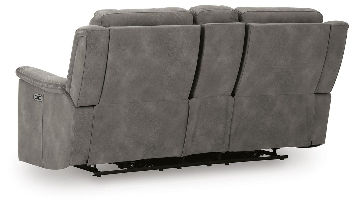 Next-Gen DuraPella Power Reclining Loveseat with Console - Furniture Source (IA) 