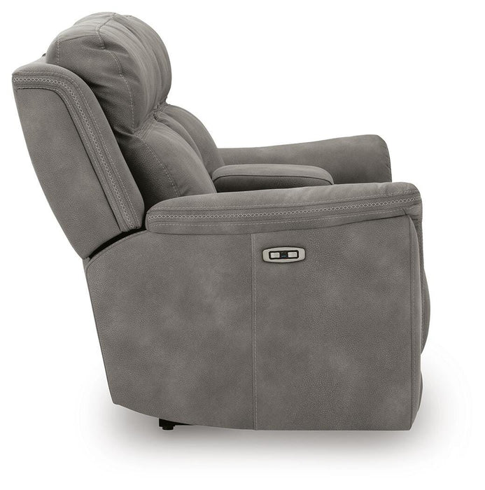 Next-Gen DuraPella Power Reclining Loveseat with Console - Furniture Source (IA) 