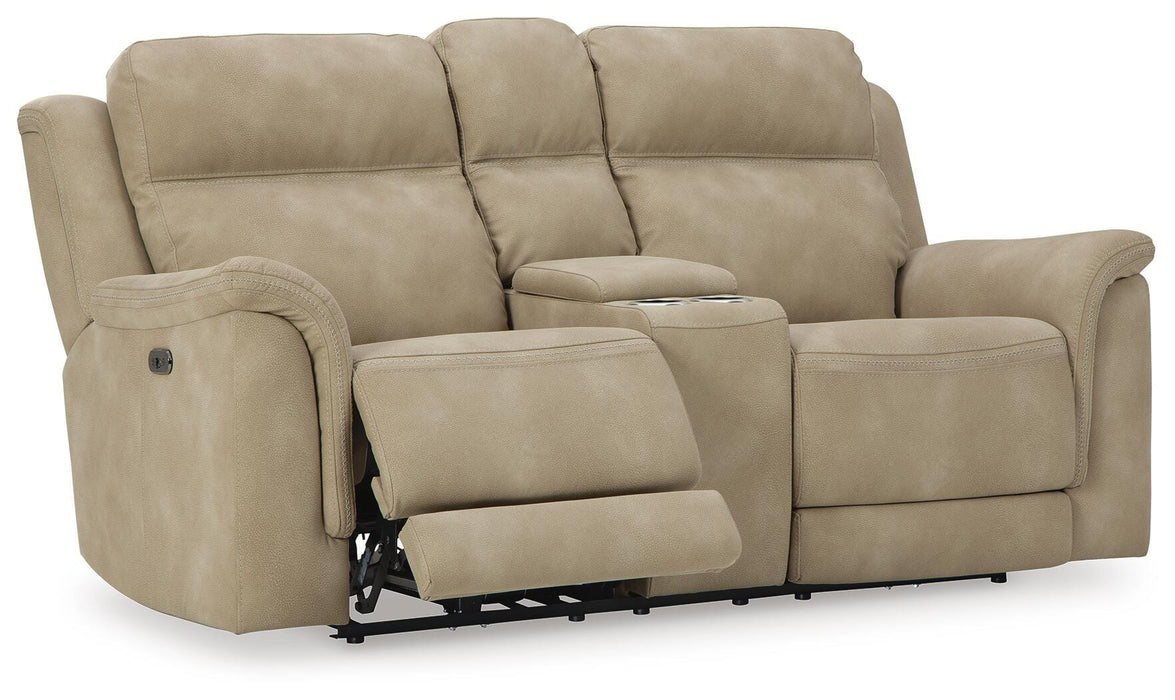 Next-Gen DuraPella Power Reclining Loveseat with Console - Furniture Source (IA) 
