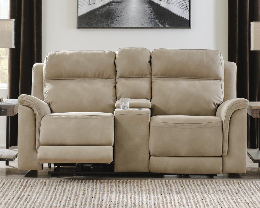 Next-Gen DuraPella Power Reclining Loveseat with Console - Furniture Source (IA) 