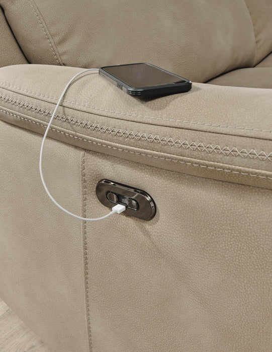 Next-Gen DuraPella Power Reclining Loveseat with Console - Furniture Source (IA) 