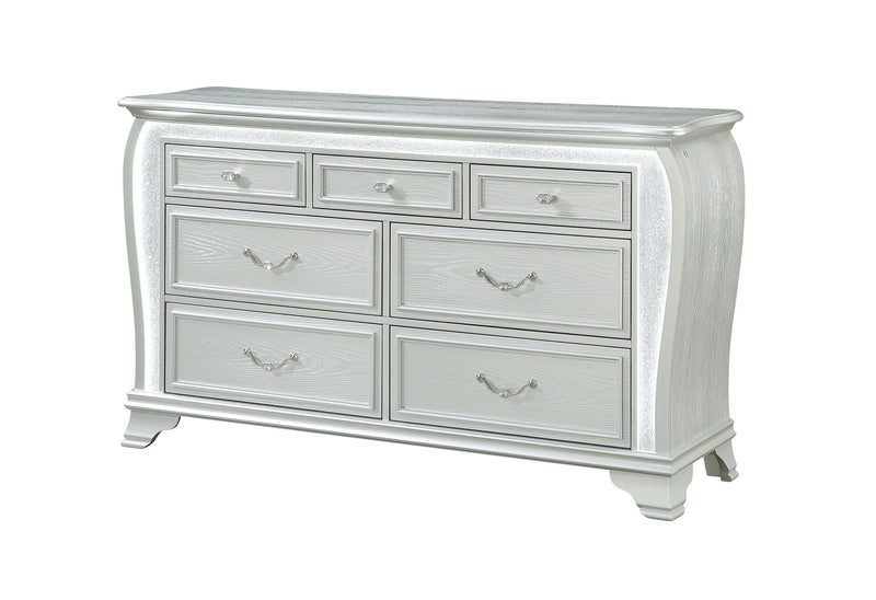 Aria - Dresser With LED - Silver