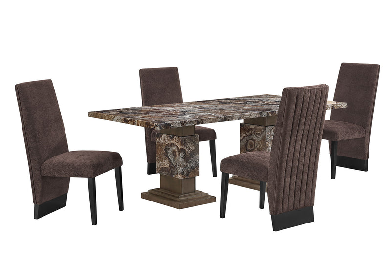 D12DT - Dining Table - Brown