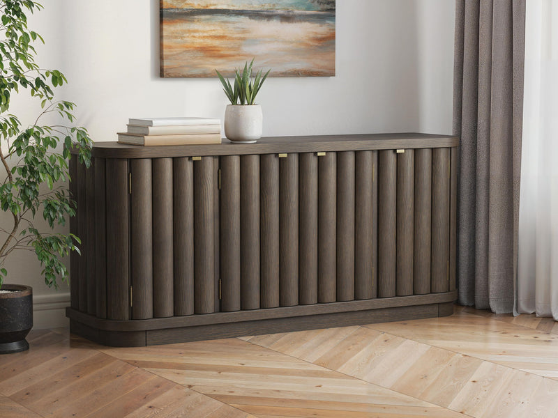 Darimore - Extra Large TV Stand - Burnished Brown - Furniture Source (IA) 