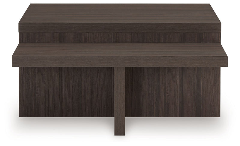 Zendex - Occasional Table Set (Set of 2) - Brown