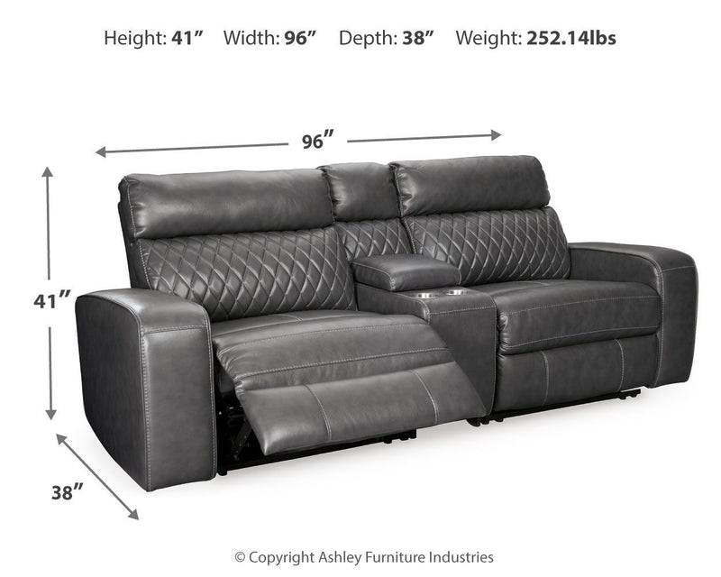 Samperstone - Power Reclining Sectional