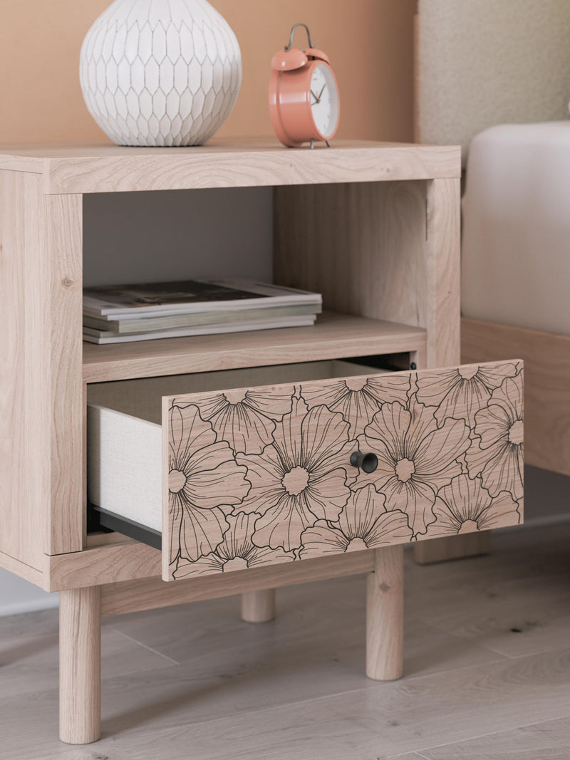 Arloster - One Drawer Night Stand - Tan
