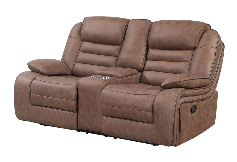U2250 - Console Reclining Loveseat - Brown