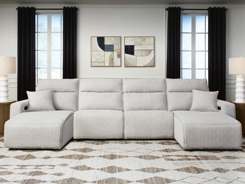 Modmax II - Reclining Sectional - Stone