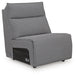 Modmax II Power Reclining Sectional with Audio Consoles - Furniture Source (IA) 