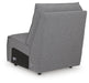 Modmax II Power Reclining Sectional with Audio Consoles - Furniture Source (IA) 