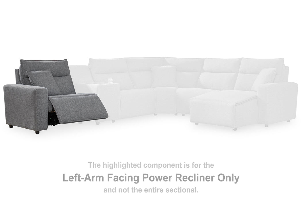 Modmax II Power Reclining Sectional with Audio Consoles - Furniture Source (IA) 