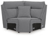 Modmax II Power Reclining Sectional with Audio Consoles - Furniture Source (IA) 