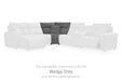 Modmax II Power Reclining Sectional with Audio Consoles - Furniture Source (IA) 