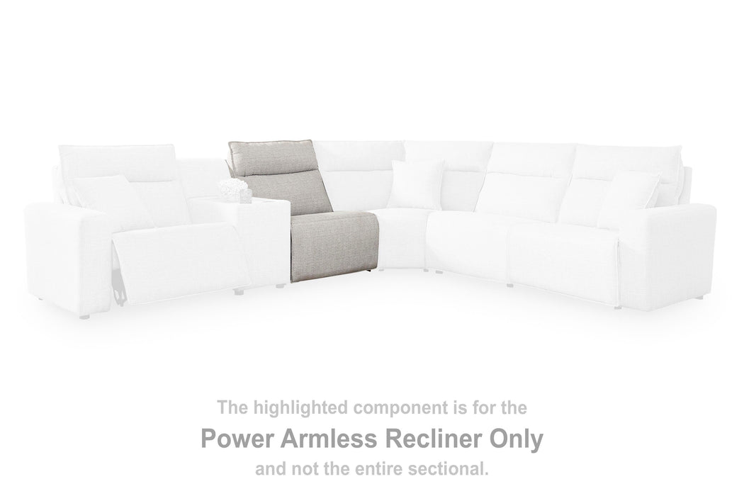 Modmax II Power Reclining Sectional with Audio Consoles - Furniture Source (IA) 