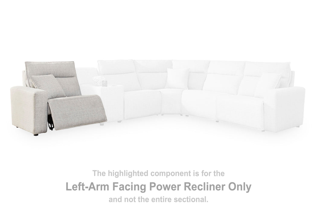 Modmax II Power Reclining Sectional with Audio Consoles - Furniture Source (IA) 