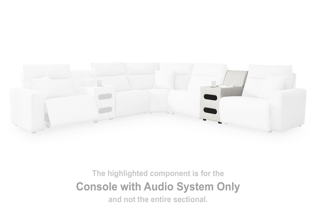 Modmax II Power Reclining Sectional with Audio Consoles - Furniture Source (IA) 